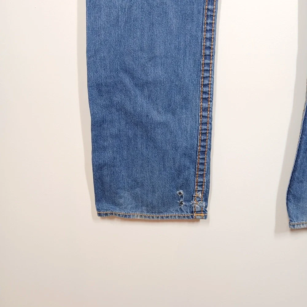 True Religion World Tour Jeans Men's 32 Blue Made in USA Denim Straight